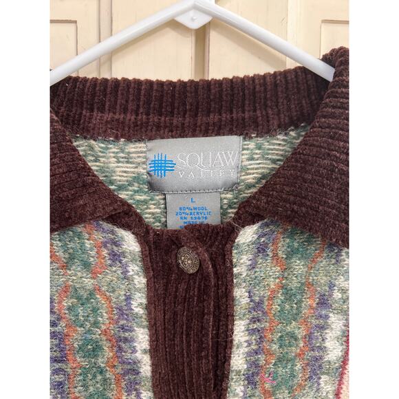 NWT Squaw Valley size large womens cardigan sweater wool blend - Picture 2 of 3
